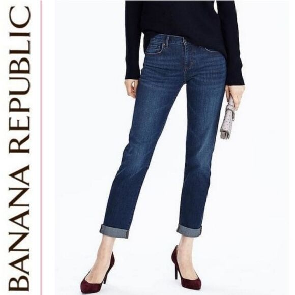 Banana Republic Denim - Banana Republic Women's Straight Vail Blue Denim Jeans